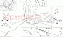 FRONT RACING SEAT - GUIDES AND ADJUSTMENT MECHANISMS