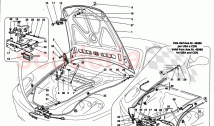 FRONT HOOD AND OPENING DEVICE