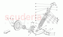 Front Suspension - Shock Absorber and Brake Disc