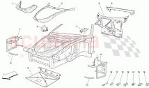 FRAME - COMPLETE FRONT PART STRUCTURES AND PLATES