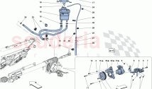 POWER STEERING PUMP AND RESERVOIR