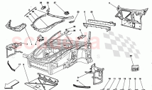 FRAME - COMPLETE FRONT PART STRUCTURES AND PLATES