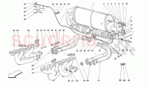 Exhaust system -Not for USA, CDN, AUS, CH-