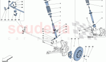 FRONT SUSPENSION - SHOCK ABSORBER AND BRAKE DISC