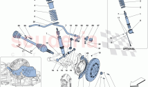 REAR SUSPENSION - SHOCK ABSORBER AND BRAKE DISC