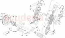 REAR SUSPENSION - SHOCK ABSORBER AND BRAKE DISC