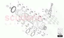 CRANKSHAFT WITH BEARINGS