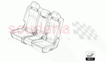 BENCH SEAT WITH BACKREST AND HEADREST