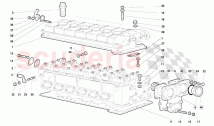 Accessories for Right Cylinder Head (Valid for June 1992 Version)