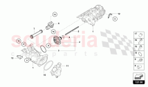 MOUNTING FOR OIL PUMP INTERMEDIATE SHAFT (121.08.00)