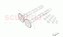 LH CYLINDER HEAD CAMSHAFTS