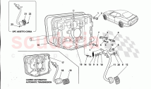 BRAKE PEDAL AND PEDAL SUPPORT