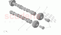LH CYLINDER HEAD CAMSHAFTS