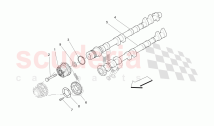 LH CYLINDER HEAD CAMSHAFTS