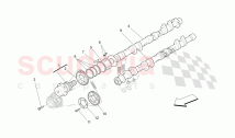 LH CYLINDER HEAD CAMSHAFTS