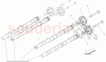 LH CYLINDER HEAD CAMSHAFTS