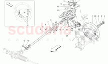 STEERING COLUMN AND STEERING WHEEL UNIT