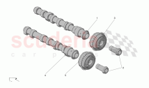 LH CYLINDER HEAD CAMSHAFTS (01231)