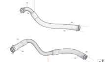 24 - LUBRICATION SYSTEM OFF - ENGINE - 24.2 - ENGINE OIL FEED & RETURN HOSES