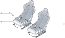 49 - INTERIOR SYSTEMS - 49.8 - SEAT ASSY - RACE SEAT