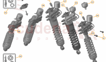 18 - SUSPENSION - FRONT - 18.1 - DAMPER & ACTUATOR ASSEMBLIES FRONT