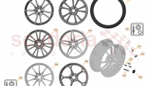 19 - SUSPENSION - WHEELS & TYRES FRONT - 19.1 - WHEEL &TYRE ASSEMBLIES FRONT