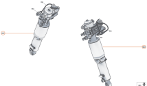 17 - SUSPENSION - 17.1 - DAMPER & ACTUATOR ASSEMBLIES FRONT