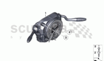 Switch unit steering column