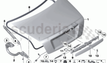 SINGLE COMPONENTS FOR TRUNK LID