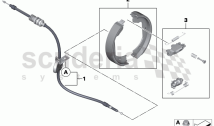 PARKING BRAKE/BRAKE SHOES