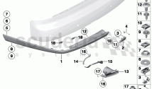 REAR BUMPER MOUNTING PARTS