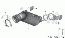 Primary catalytic converter