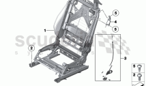 FRONT SEAT BACKREST FRAME