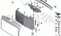Radiator grill / radiator figure