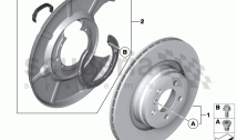 Rear wheel brake-Brake disc