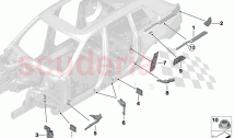 Cavity shielding side frame