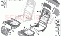 Seat rear seat frame comfort seat (1)