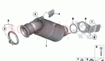 Engine compartment catalytic converter (1)