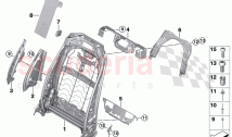 Seat front backrest frame (1)