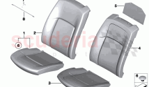 Seat front cushion cover basic seat (1)