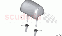 Seat rear head restraint basic seat (1)