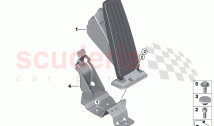 Acceleration accelerator pedal module