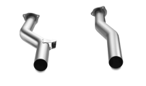 Front Link Pipe Set in Titanium (Facelift)