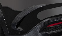 CARBON REAR FASCIA INSERTS