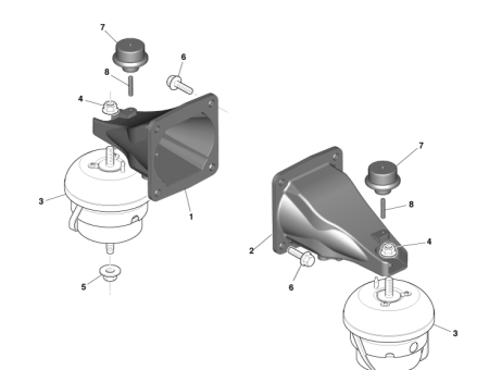 Photo of MNT TRANS BRKT RH FD33 7M125…