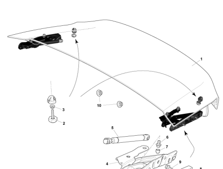 Photo of ASSY DECKLID CONV DG43 L40110…