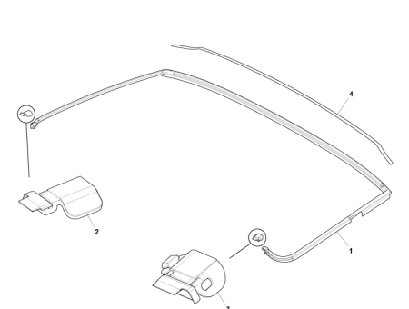 Photo of WEATHER STRIP ASSEMBLY TONNEAU TO BODY 9G43 L51452…