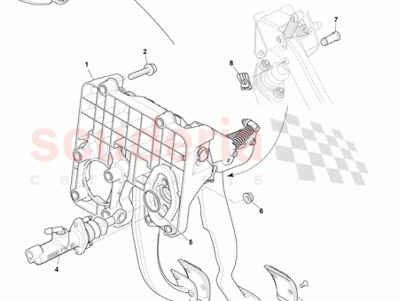 Photo of Kit Manual Brake Clutch Pedal CD33 2D042…