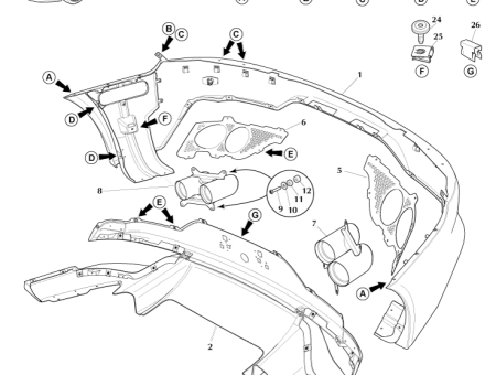 Photo of EXHAUST Q FIN LH BLK KD43 5K239…