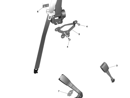 Photo of BELT RETR ASY FRT ST CD33 611B69…